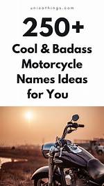 Alluring Black Motorcycle Names for the Trailblazing Males