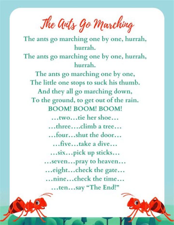 Ants Go Marching Lyrics: A Fun, Educational, and Rhythm-Filled Journey for All Ages