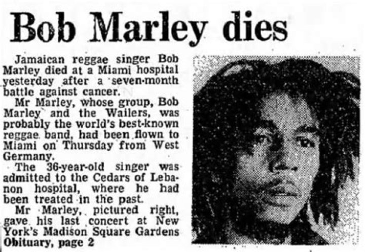 Bob Marley Cause of Death: Unveiling the Truth Behind a Legend's Departure
