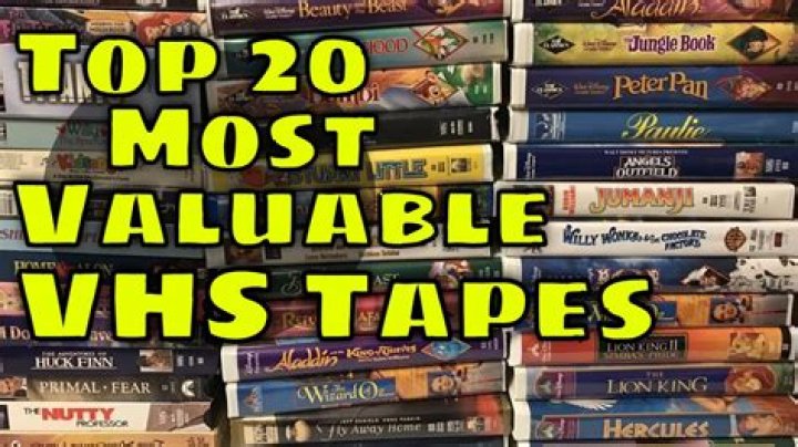 Discover the World of Rare and Expensive VHS Tapes