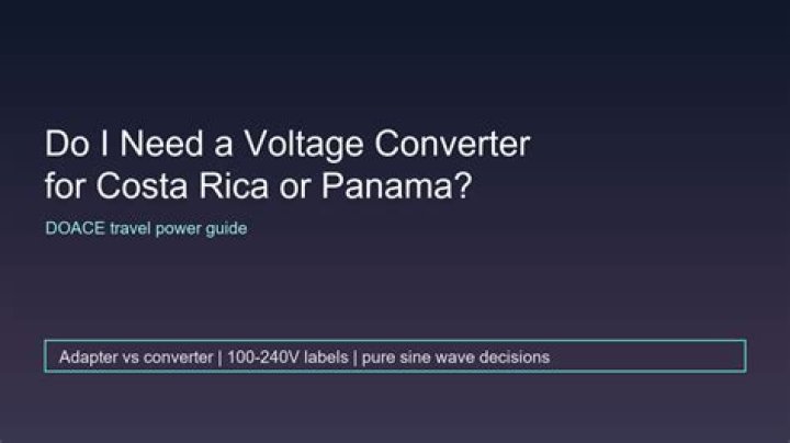 Do I Need a Power Converter in Costa Rica? A Comprehensive Guide for Travelers