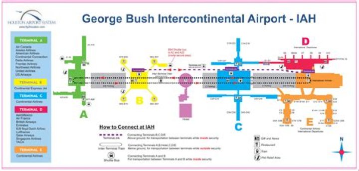 Houston IAH Gate Map: Your Ultimate Guide to Navigating George Bush Intercontinental Airport