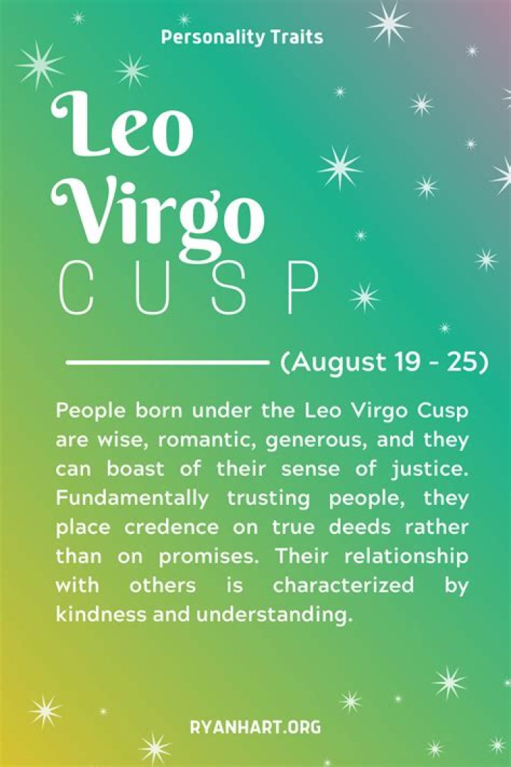 Leo Virgo Cusp: Understanding the Unique Traits and Characteristics