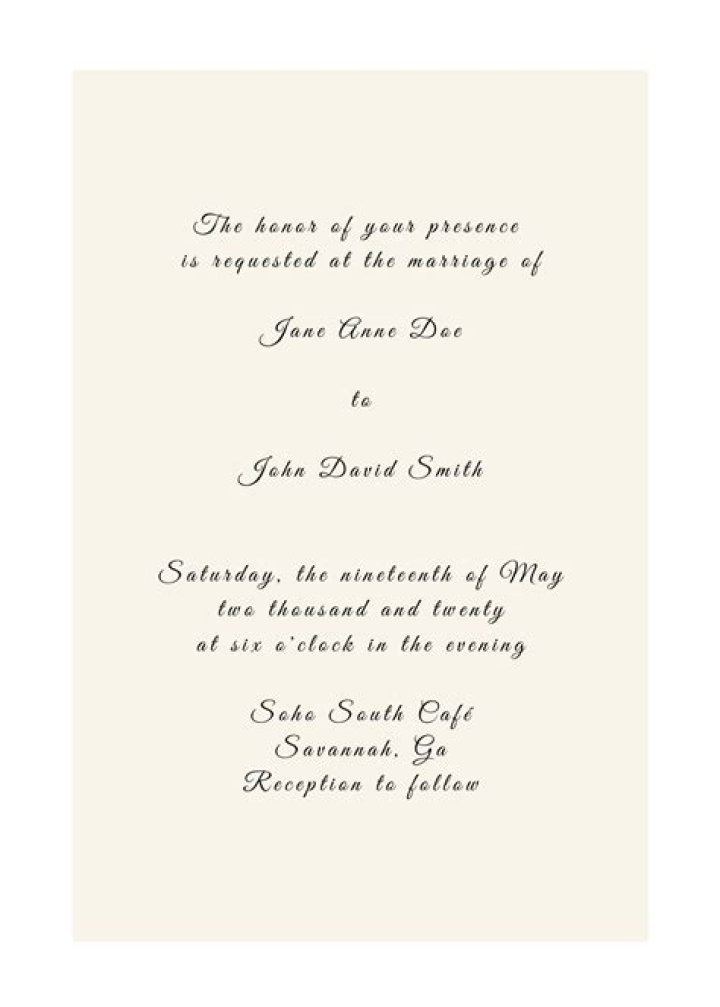 Mastering Wording for Wedding Invitations When the Couple is Hosting