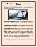 Understanding My Site Ranking: a Comprehensive Guide
