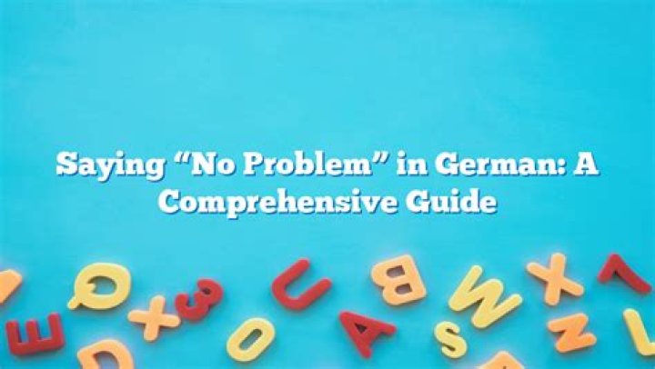 Understanding the German Word "No": A Comprehensive Guide