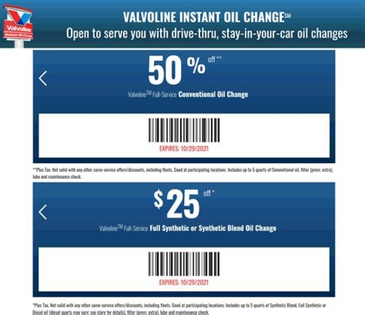 Valvoline 50 Off Oil Change Coupon Printable Free: Your Ultimate Guide to Save Big!