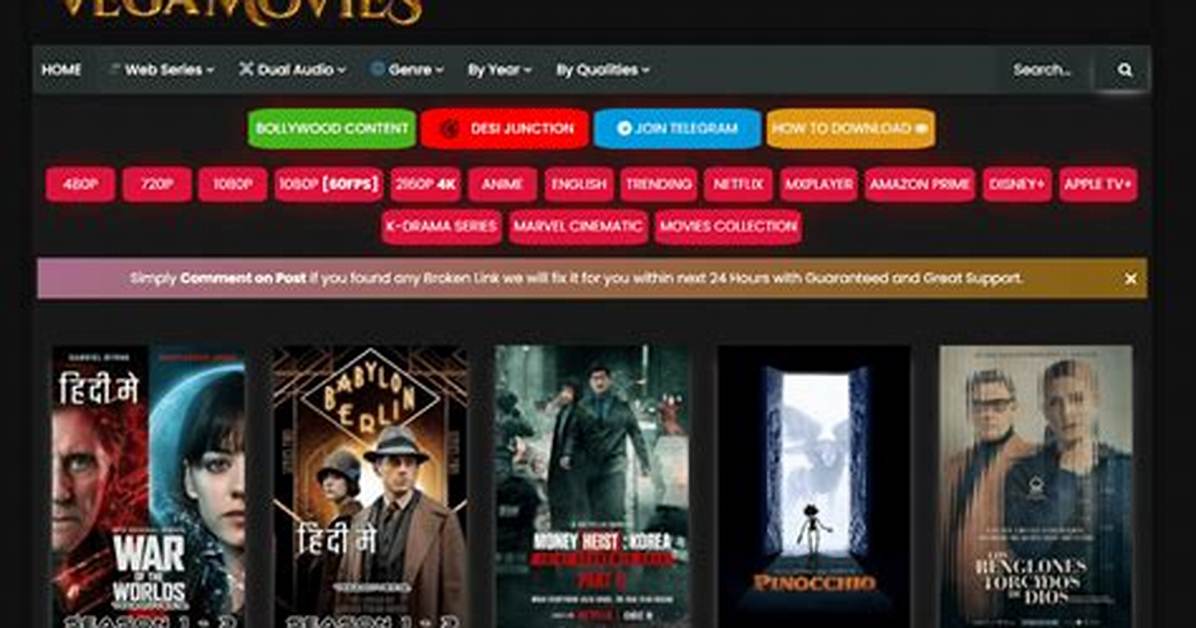 Vegamovies 2.0: the Netflix Alternative for Movie Lovers