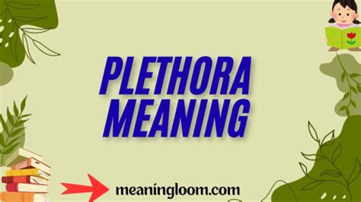 What is the Definition of Plethora? A Comprehensive Guide