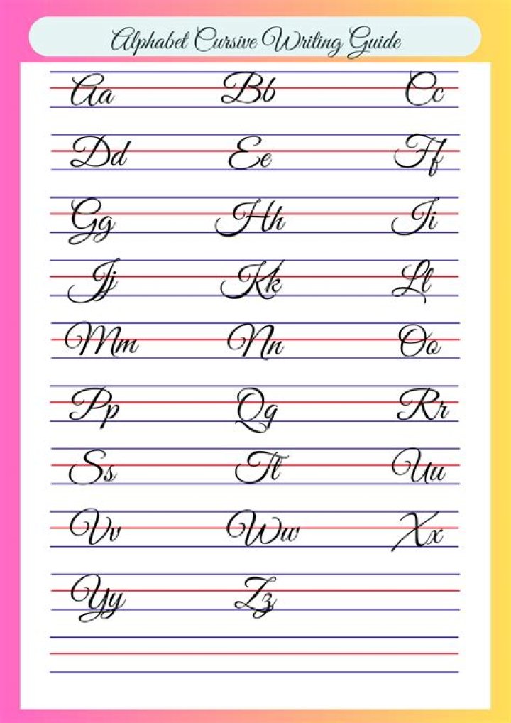 Yellow in Cursive Writing: A Comprehensive Guide to Style, History, and Techniques